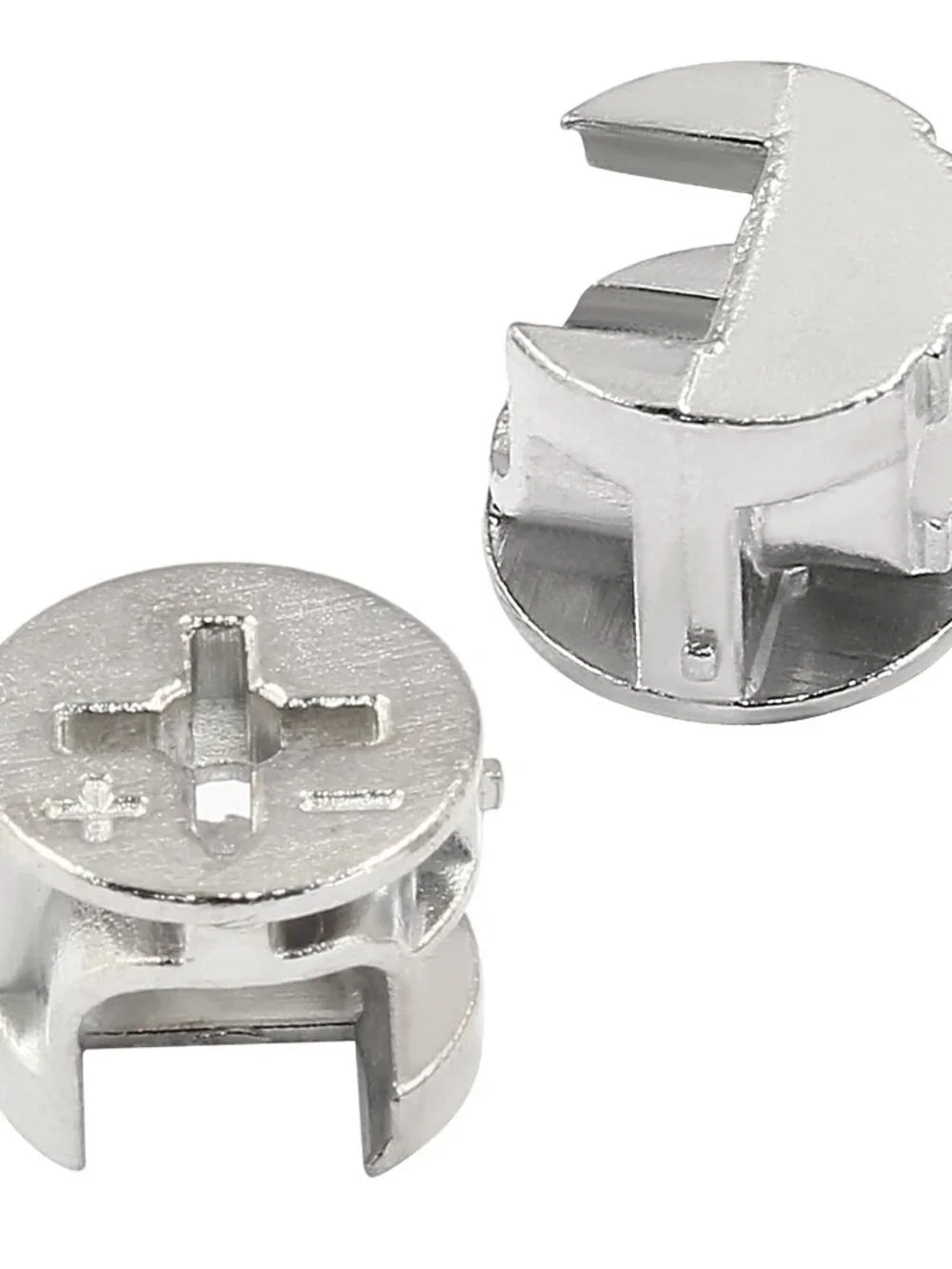 Litoexpe 12 x 10 mm Cam Lock Nut 20 Pcs, Joint Connector Locking Nuts Furniture